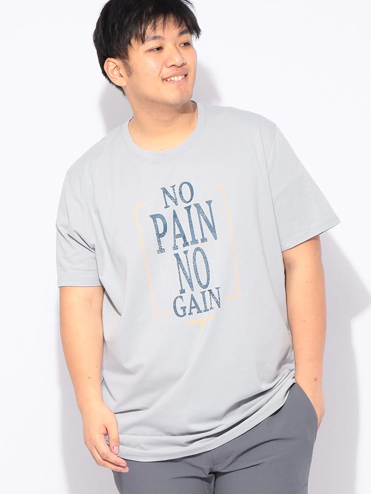 Tシャツ 半袖 PERF COTTON GRAPHIC SS メンズ 大きいサイズ LOOSE パフォーマンスコットン グラフィック プリント クルーネック カットソー トレーニング スポーツ タフ