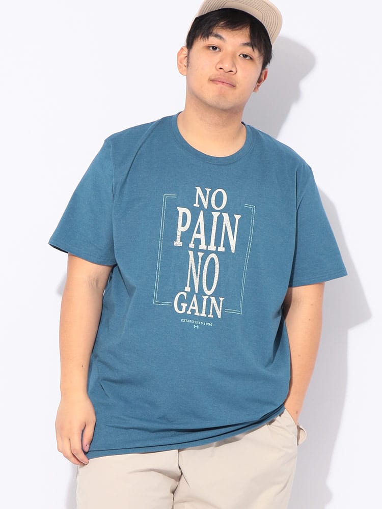 Tシャツ 半袖 PERF COTTON GRAPHIC SS メンズ 大きいサイズ LOOSE パフォーマンスコットン グラフィック プリント クルーネック カットソー トレーニング スポーツ タフ