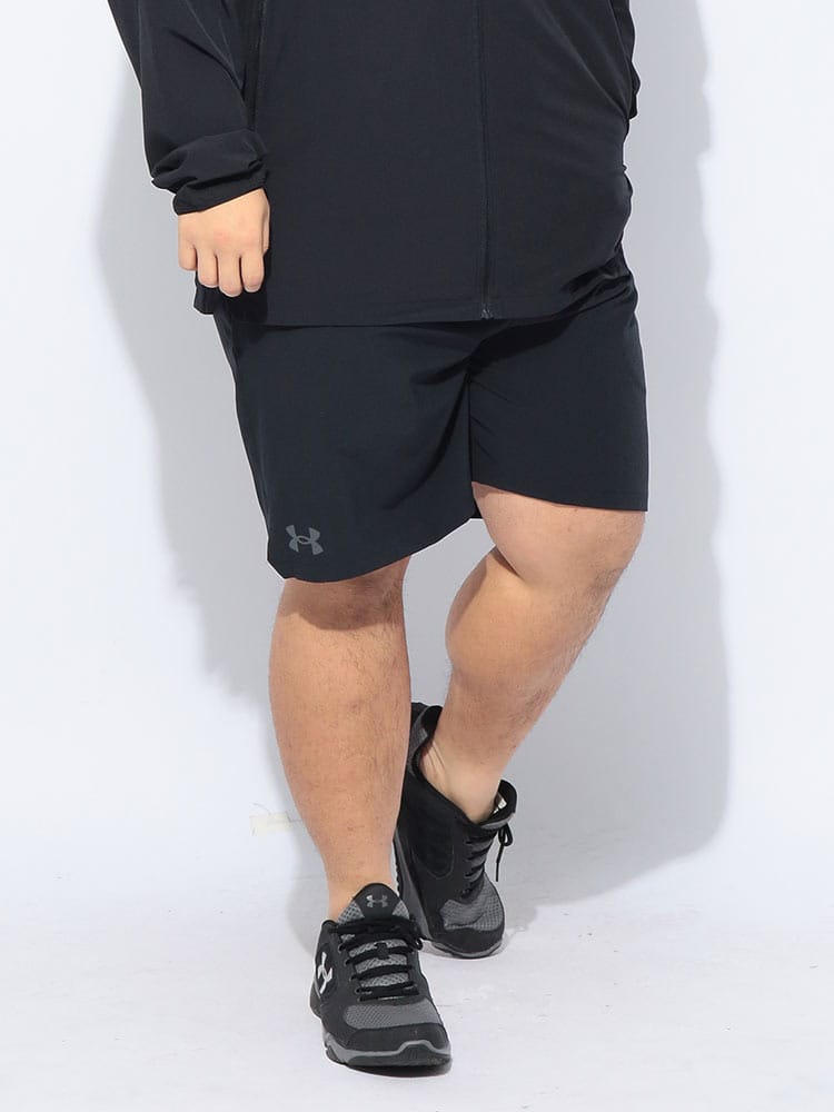 ショートパンツ メンズ 大きいサイズ FITTED ウーブン 7インチ ショーツ ボトムス 半ズボン スポーツ トレーニング 春 夏