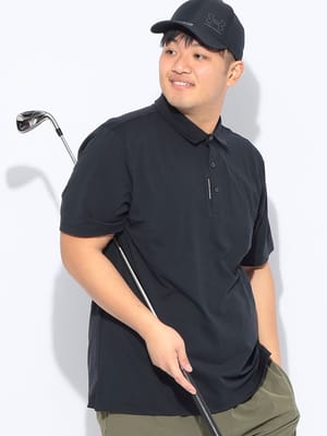 ポロシャツ 半袖 メンズ 大きいサイズ GOLF LOOSE UPF50 シャツ トップス スポーツ ゴルフ トレーニング 春 夏