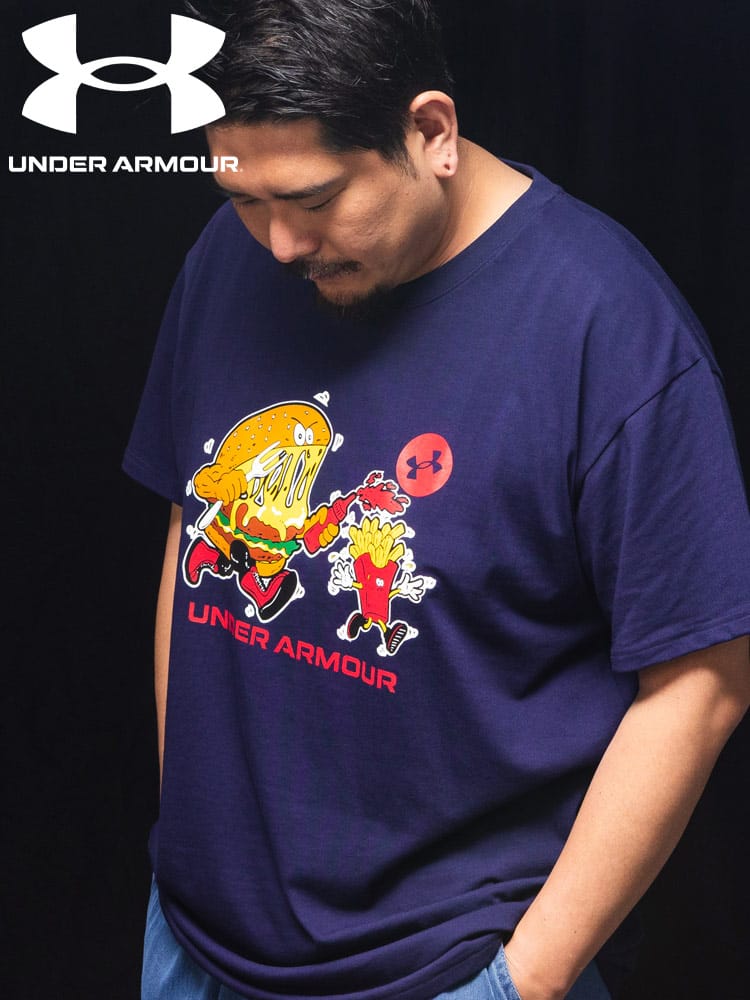 Tシャツ 半袖 メンズ 大きいサイズ サカゼン80周年記念 オリジナルデザイン クルーネック HUMBURGER トップスカジュアル 春 夏