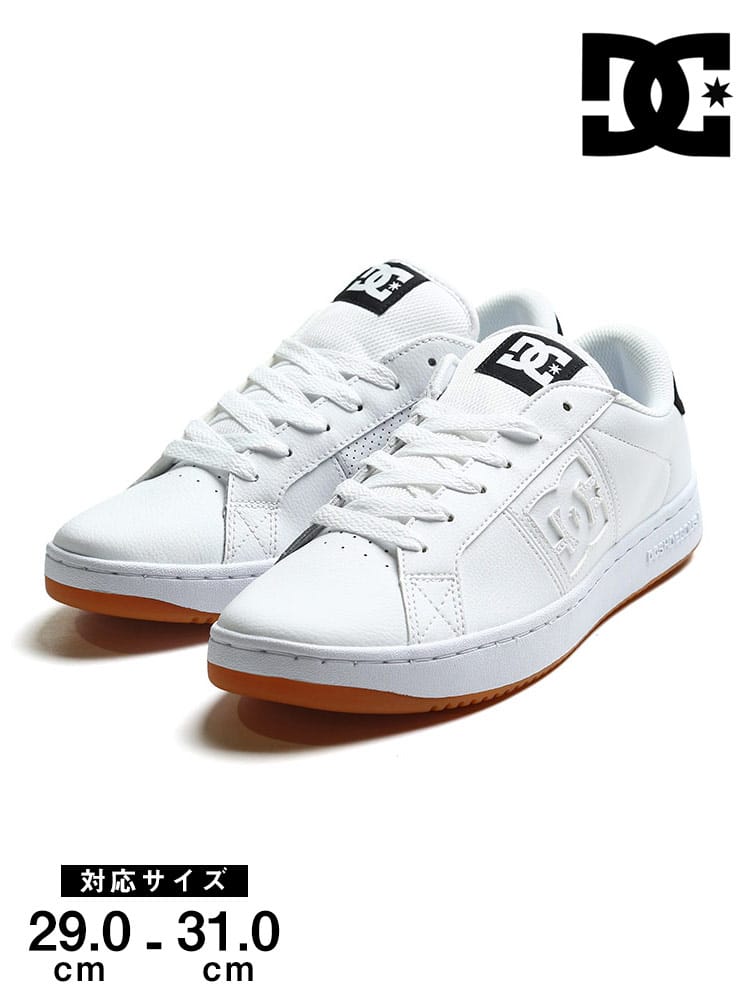 大きいサイズ メンズ DCSHOECOUSA (ディーシーシューズ) ロゴ レースアップ ローカットスニーカー STRIKER
