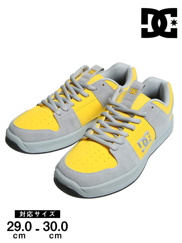 在庫処分 返品交換不可 大きいサイズ メンズ DCSHOECOUSA (ディーシーシューズ) レザー 切り替え ローカットスニーカー LYNX ZERO