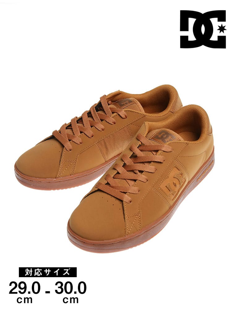 大きいサイズ メンズ DCSHOECOUSA (ディーシーシューズ) レザー ロゴ ローカットスニーカー STRIKER