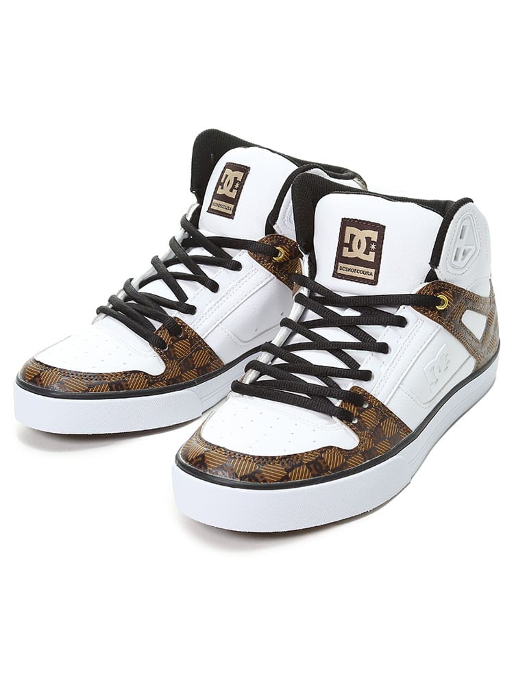 大きいサイズ メンズ DCSHOECOUSA (ディーシーシューズ) 切り替え ハイカットスニーカー PURE HIGH-TOP WC SE SN