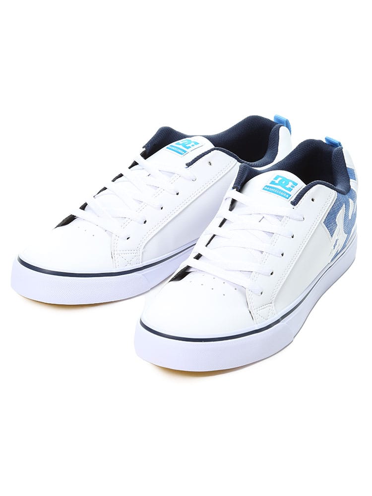 大きいサイズ メンズ DCSHOECOUSA (ディーシーシューズ) BIGロゴ ローカットスニーカー COURT VULC SE SN