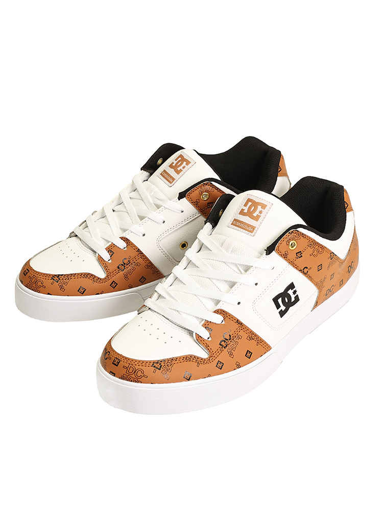 切替モノグラムロゴ ローカットスニーカー DC PURE SE SN (DCSHOECOUSA) ディーシーシューズ 大きいサイズ メンズ 