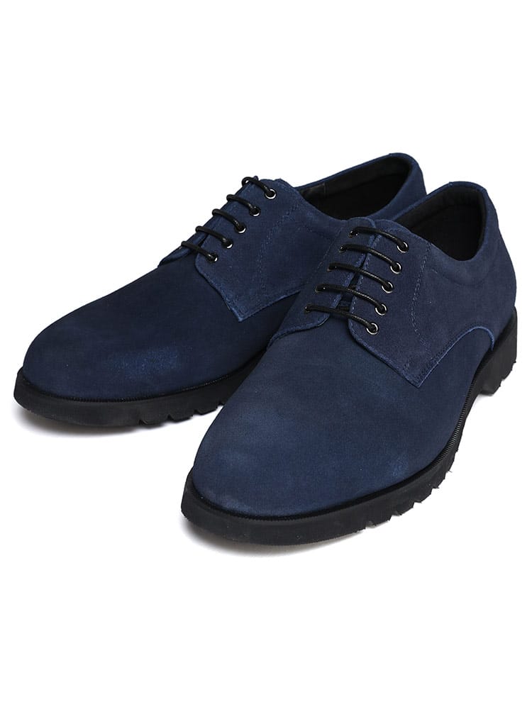 大きいサイズ メンズ B＆T CLUB (ビーアンドティークラブ) 日本製 撥水 スエード 外羽根 プレーン ビジネスシューズ 6E 幅広 ワイド 梅雨対策