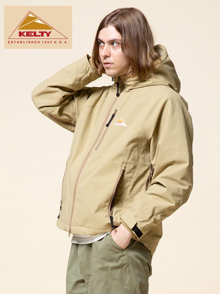 KELTY (ケルティ) フード フルジップ 中綿 ドナーレイクジャケット