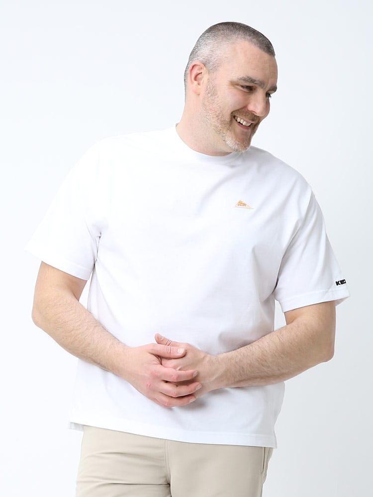 大きいサイズ メンズ KELTY (ケルティ) ミニロゴ クルーネック 半袖 Tシャツ