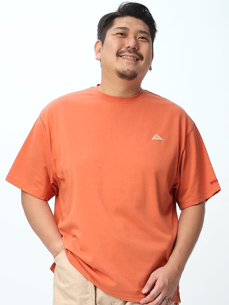 大きいサイズ メンズ KELTY (ケルティ) ミニロゴ クルーネック 半袖 Tシャツ