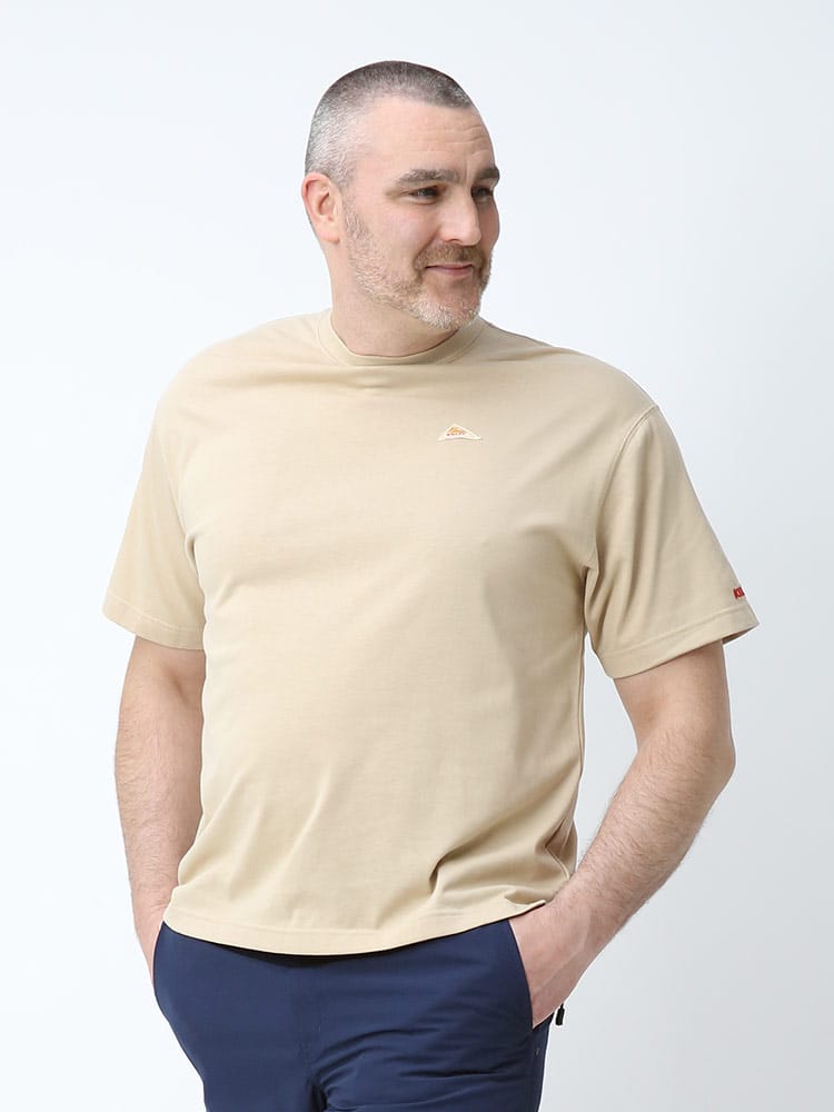 大きいサイズ メンズ KELTY (ケルティ) ミニロゴ クルーネック 半袖 Tシャツ