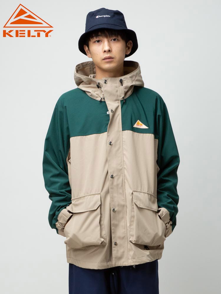 KELTY (ケルティ) 撥水加工 切り替え フルジップ トレイルリッジ ジャケット