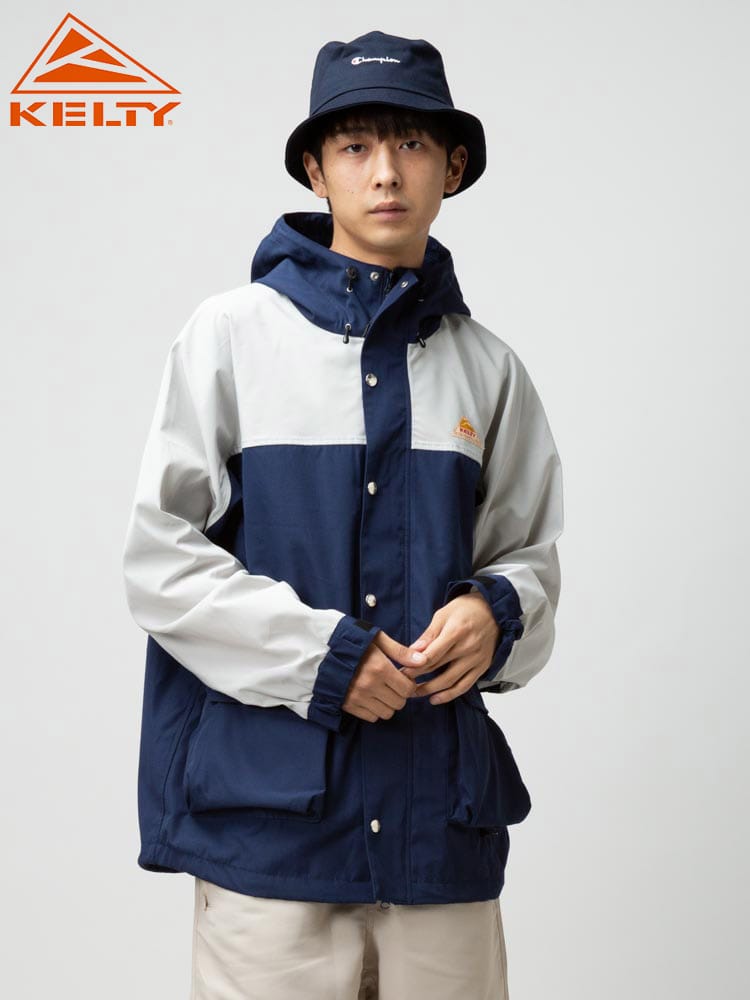 KELTY (ケルティ) 撥水加工 切り替え フルジップ トレイルリッジ ジャケット