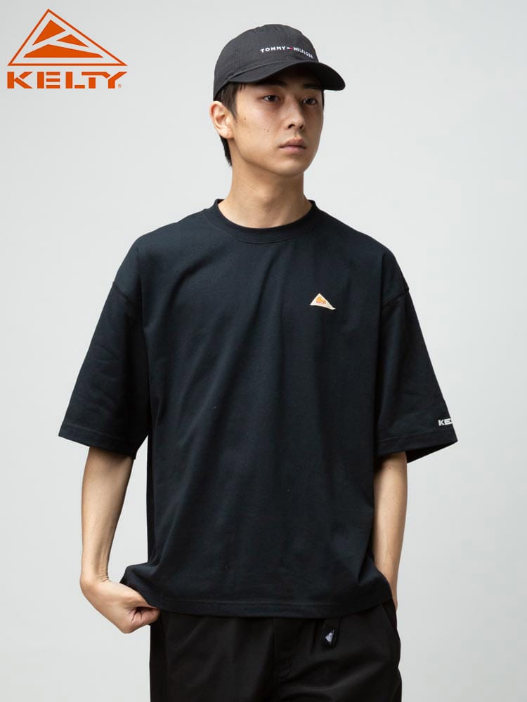 KELTY (ケルティ) ミニロゴ クルーネック 半袖 Tシャツ