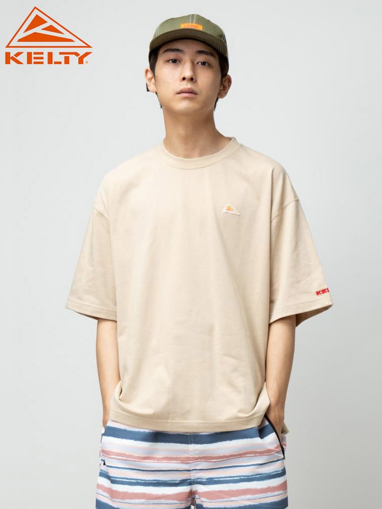 KELTY (ケルティ) ミニロゴ クルーネック 半袖 Tシャツ