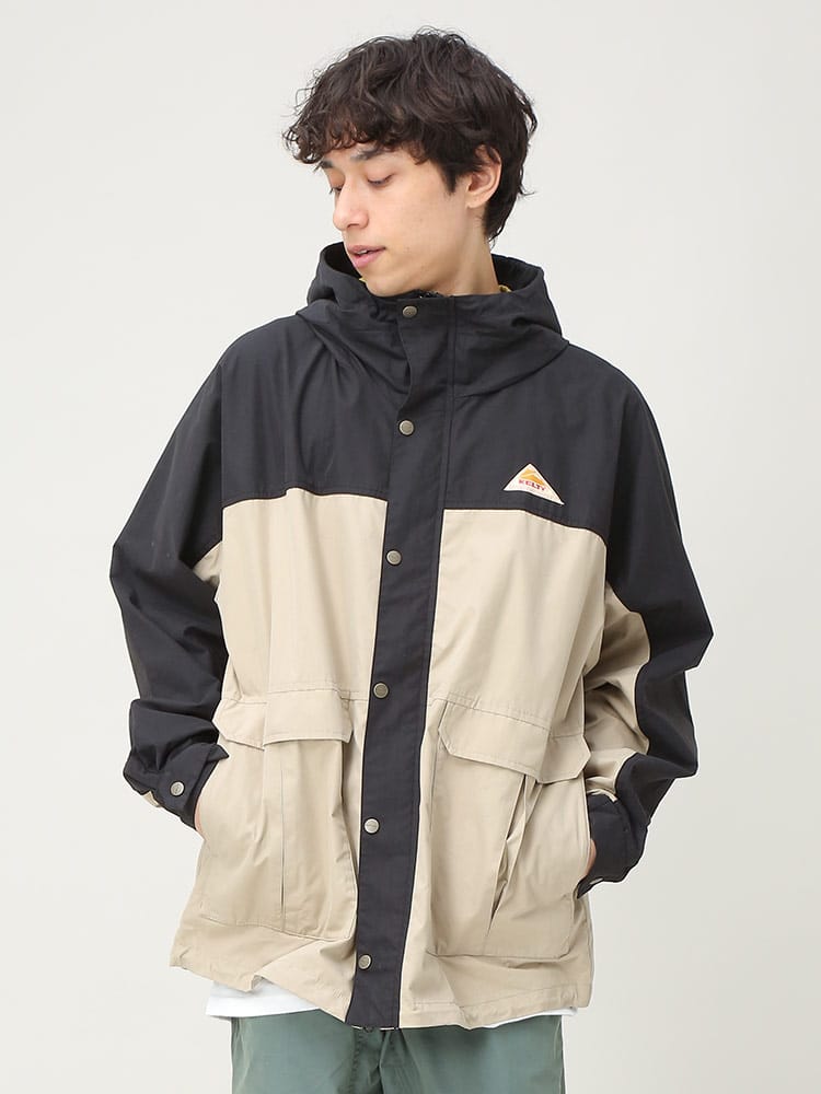 KELTY (ケルティ) 撥水 切り替え フルジップ マウンテンパーカー ジャケット