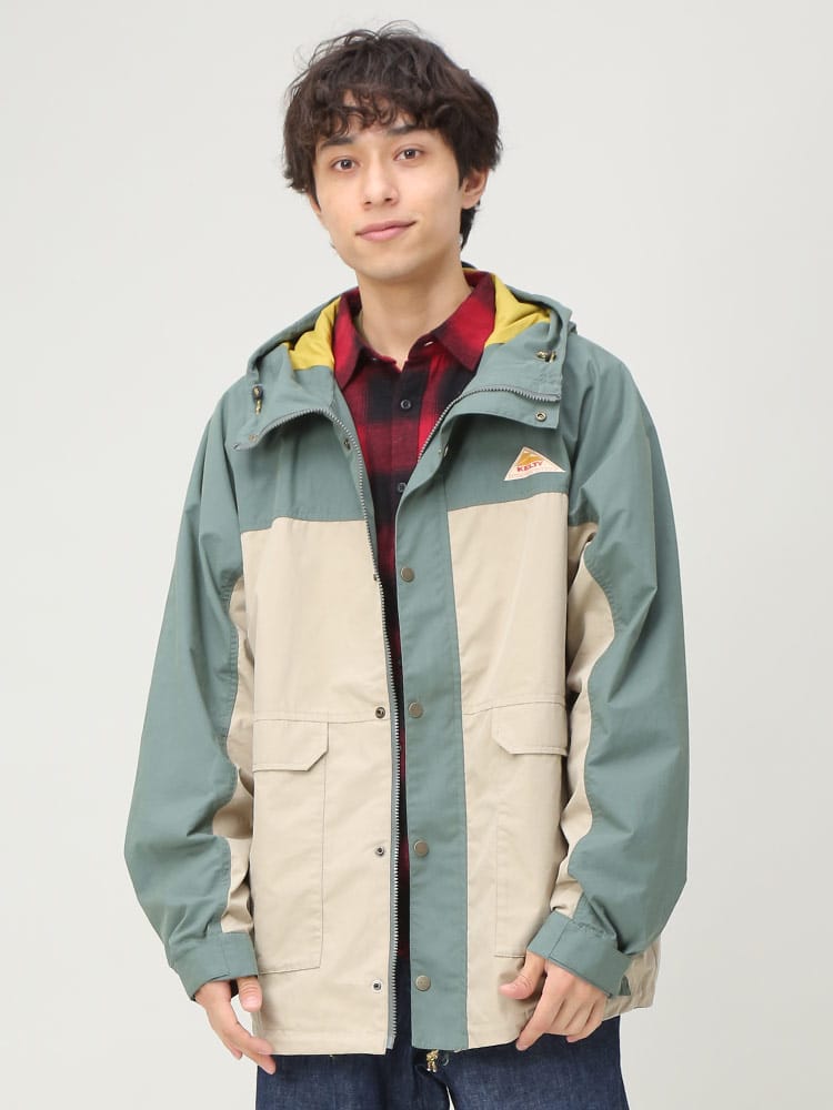 KELTY (ケルティ) 撥水 切り替え フルジップ マウンテンパーカー ジャケット
