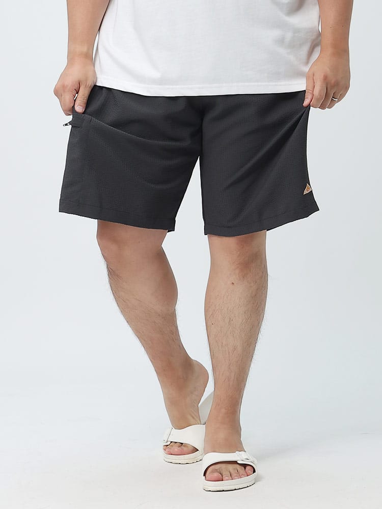 大きいサイズ メンズ KELTY (ケルティ) 吸水速乾 シアサッカー ショートパンツ