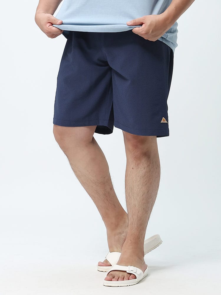 大きいサイズ メンズ KELTY (ケルティ) 吸水速乾 シアサッカー ショートパンツ