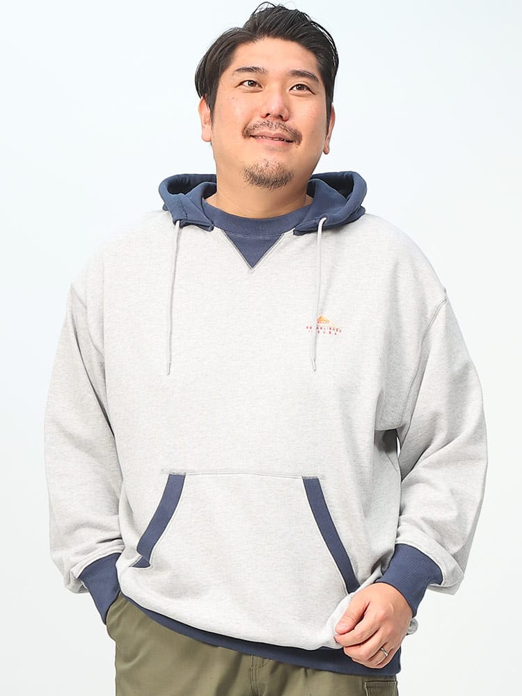 在庫処分 返品交換不可 ワンポイント プルオーバー パーカー (KELTY) ケルティ 大きいサイズ メンズ