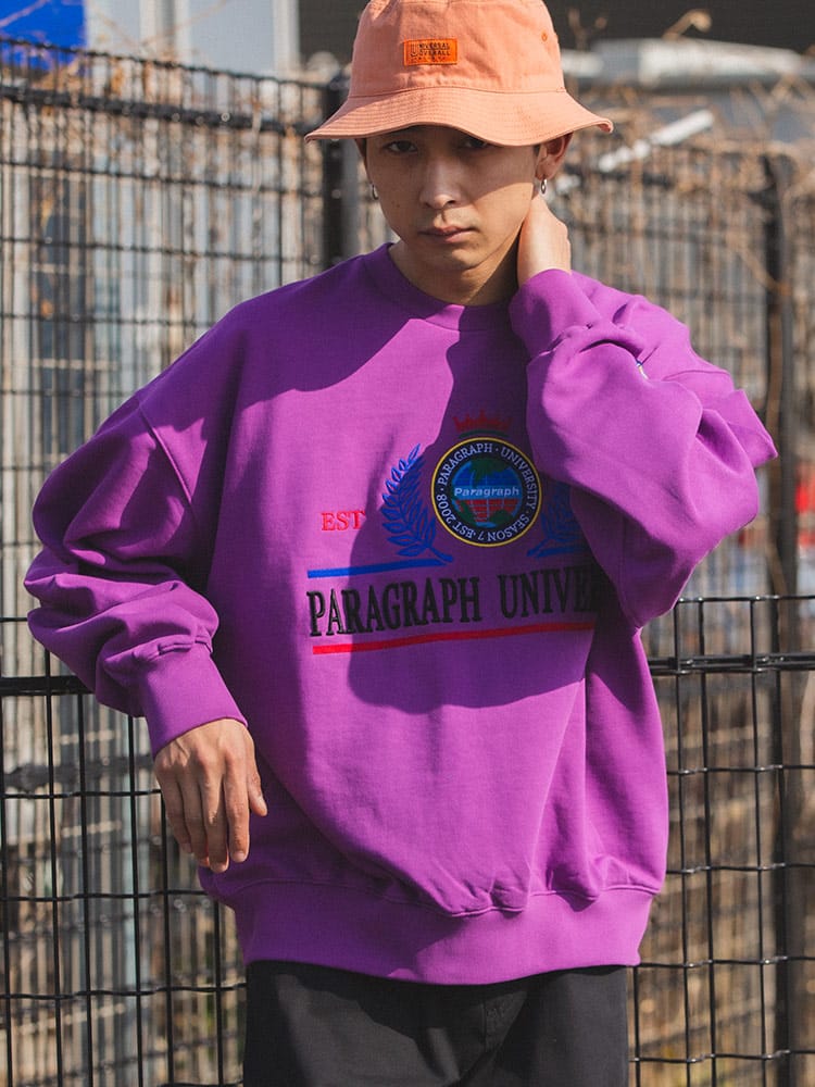 Blue 84 NHL公式ライセンス レースアップホッケーフード付きスウェットシャツ ツイル刺繍ロゴ ホッケー Blue 84 NHL 公式ライセンスカラーブロック フード付きスウェットシャツ ツイル刺繍