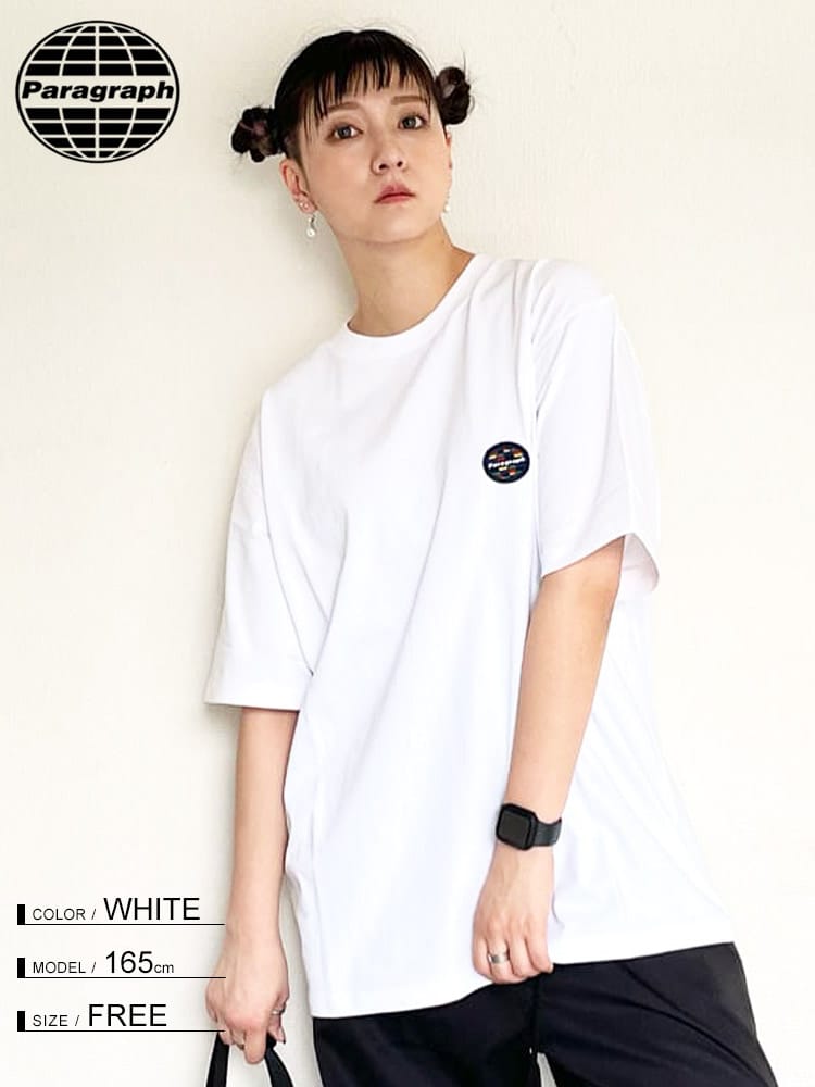Paragraph (パラグラフ) バックプリント クルーネック 半袖 Tシャツ Gerhard Richter TEE