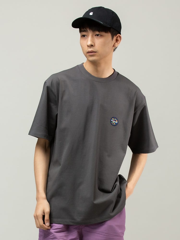 Paragraph (パラグラフ) バックプリント クルーネック 半袖 Tシャツ Gerhard Richter TEE