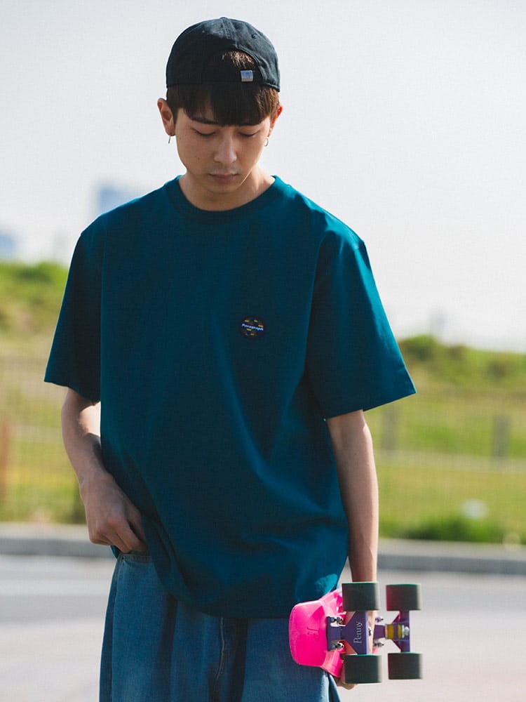 Paragraph (パラグラフ) バックプリント クルーネック 半袖 Tシャツ Gerhard Richter TEE