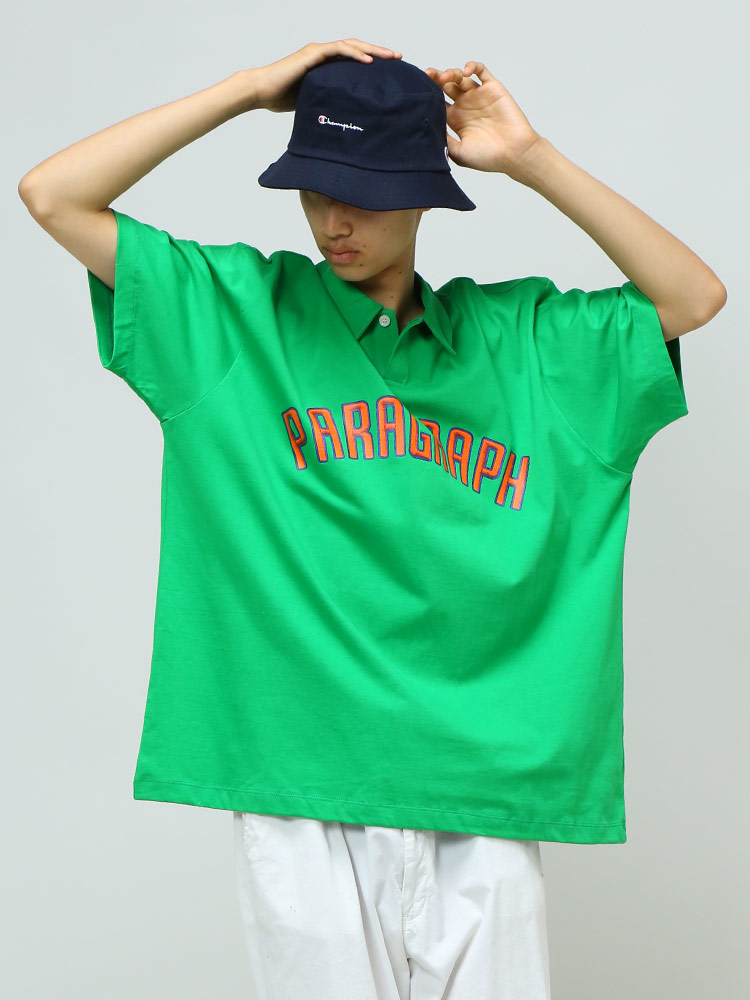 Paragraph (パラグラフ) ロゴプリント 半袖 ポロシャツ Knit Polo【サカゼン公式通販】