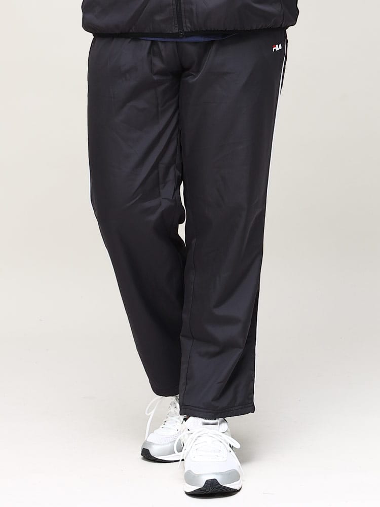 大きいサイズ メンズ FILA (フィラ) タフタ 裏トリコット ロングパンツ