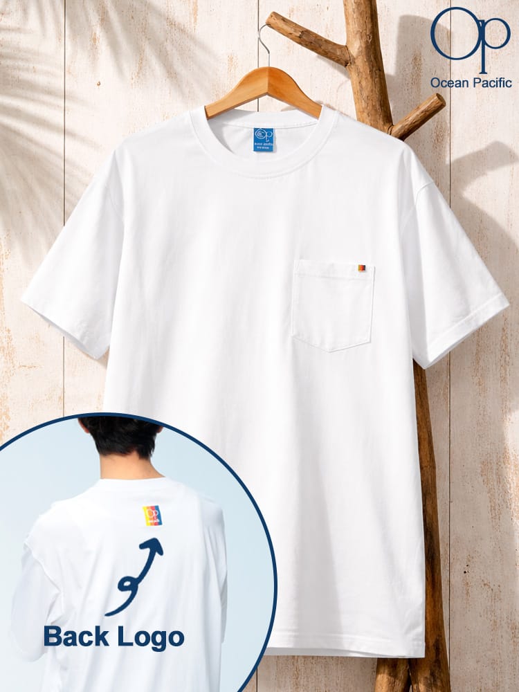 OCEAN PACIFIC (オーシャンパシフィック) Tシャツ 半袖 ワンポイント ポケット クルーネック カットソー 515527 ユニセックス