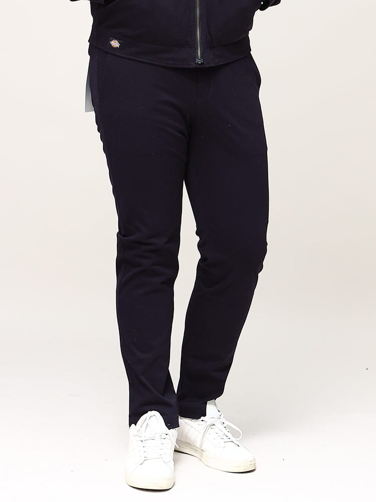 大きいサイズ メンズ Dickies (ディッキーズ) ストレッチ 無地 ストレート パンツ 作業服 作業着 作業ズボン ワークウェア