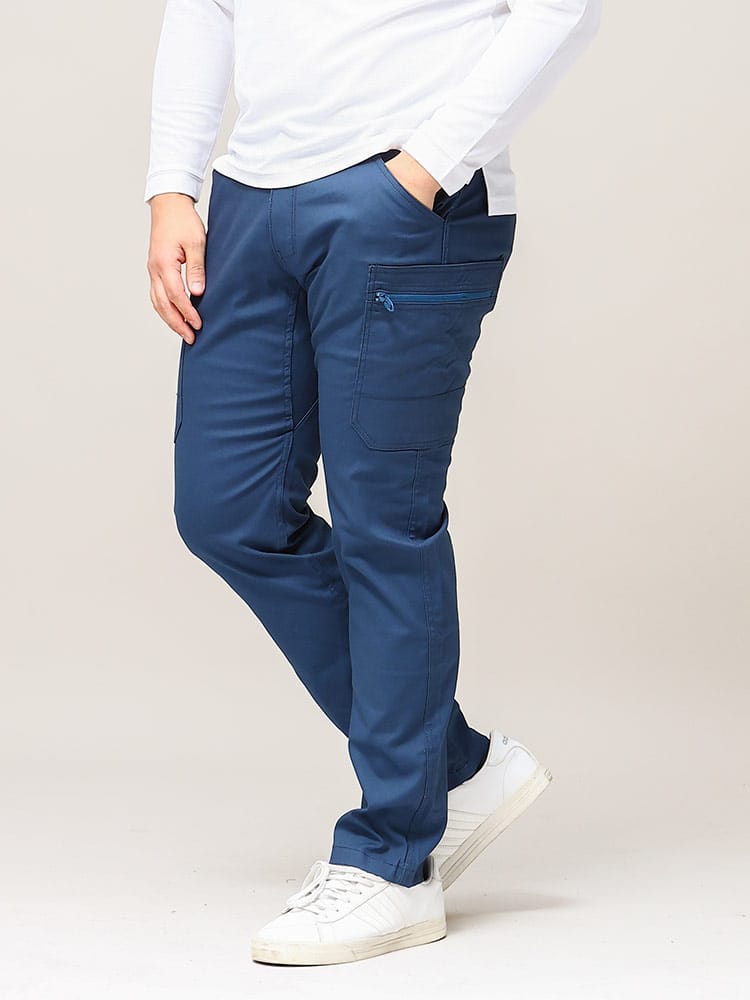 在庫処分 返品交換不可 大きいサイズ メンズ GLADIATOR (グラディエーター) ストレッチ ポケット ジップフライ カーゴパンツ 作業服 作業着 作業ズボン ワークウェア