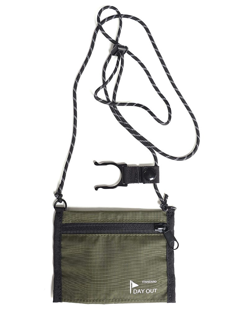 大きいサイズ メンズ DAYOUT デイアウト 2way ナイロン ミニウォレット Neck Mini Wallet ＆ Drink Hol