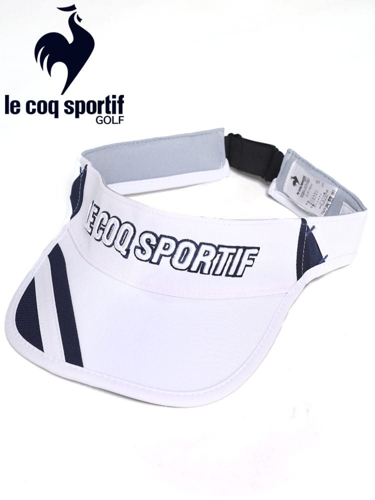 大きいサイズ メンズ le coq sportif (ルコックスポルティフ) GOLF ロゴ刺繍 サンバイザー