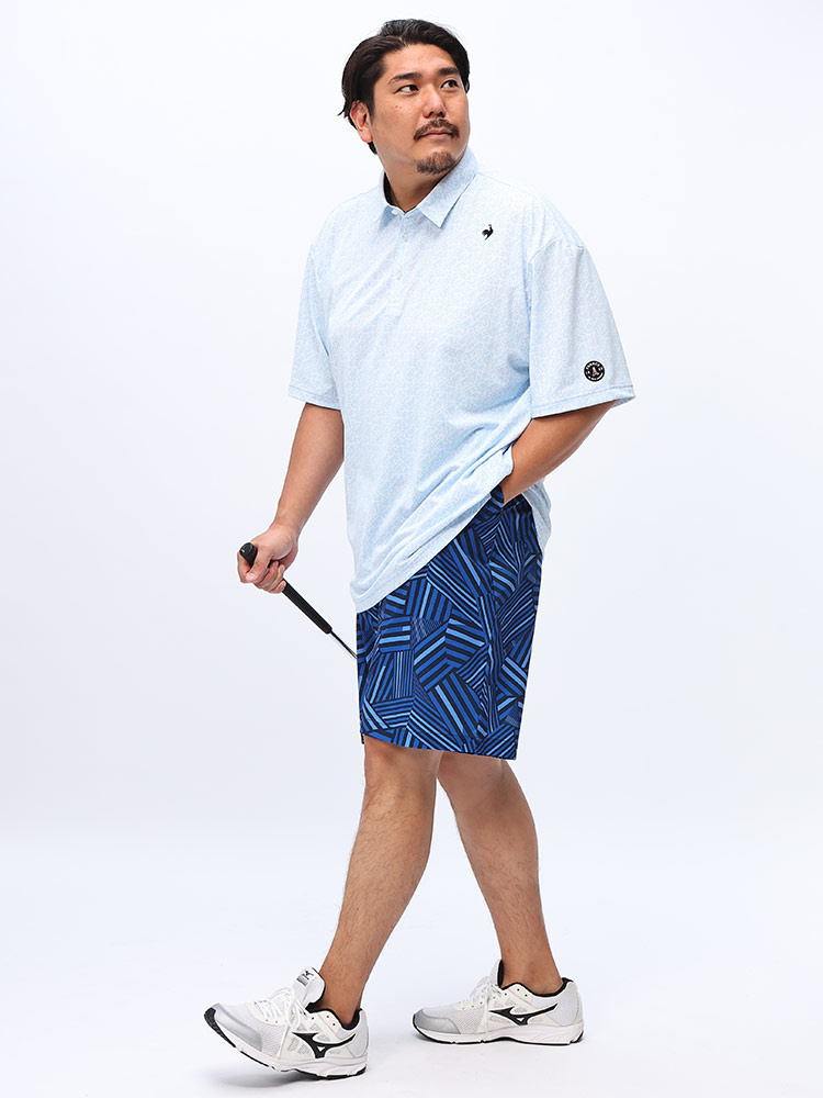 le coq sportif (ルコックスポルティフ) le coq GOLF ストレッチ 吸汗速乾 フレンチボーダー |  大きいサイズの服【サカゼン公式通販】