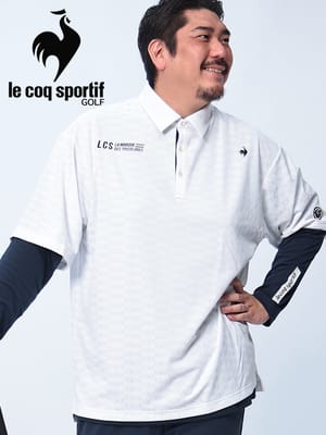 【インナー+ポロシャツ 2点セット】ストレッチゴルフポロシャツ 長袖インナー 半袖 ポロシャツ ドライ ストレッチ 大きいサイズ メンズ スポーツ