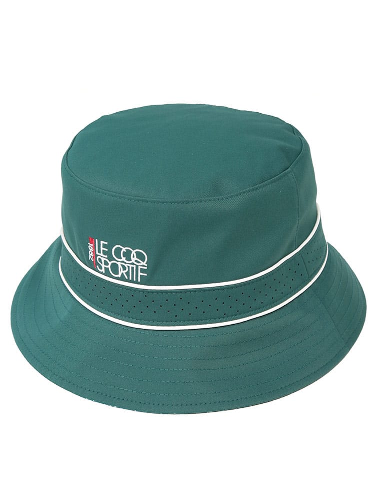 リバシーブル ハット GOLF 総柄 ロゴ 帽子 バケットハット ゴルフ スポーツ 大きいサイズ メンズ