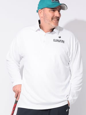 長袖 ポロシャツ GOLF 吸汗速乾 ストレッチ UPF50+ ジャガード トップス ゴルフ スポーツ トレーニング シャツ 大きいサイズ メンズ