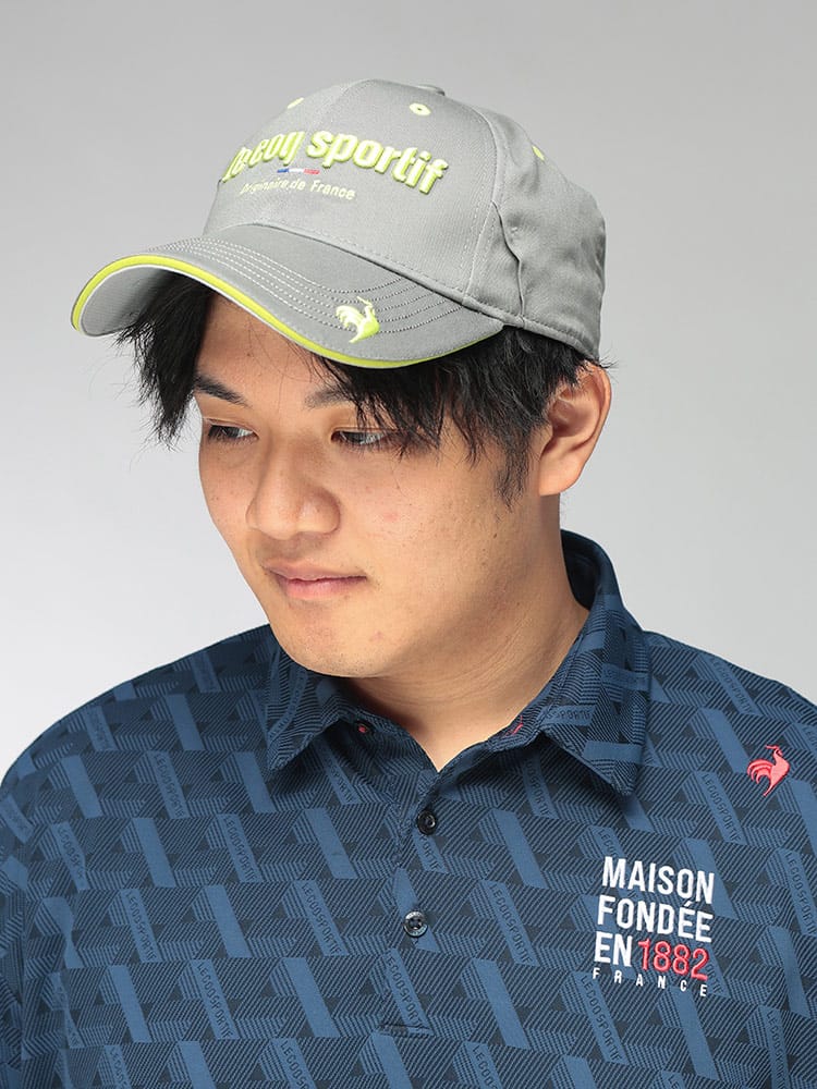 キャップ メンズ 大きいサイズ le coq GOLF ベーシック ロゴキャップ 帽子 ゴルフ スポーツ カジュアル デイリー