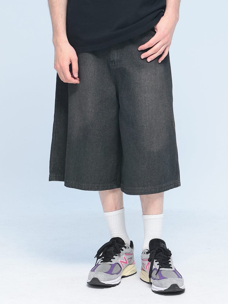 SAKAZEN (サカゼン) 12オンス デニム ジップフライ ハーフパンツ