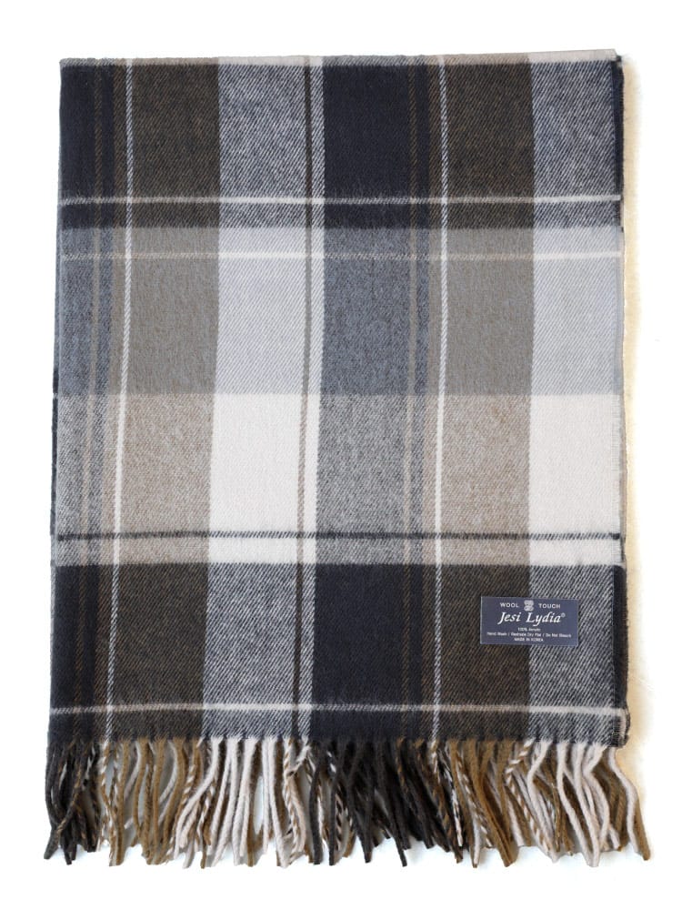 WOODENDOLL(ウッディンドール) 大判 チェックマフラー