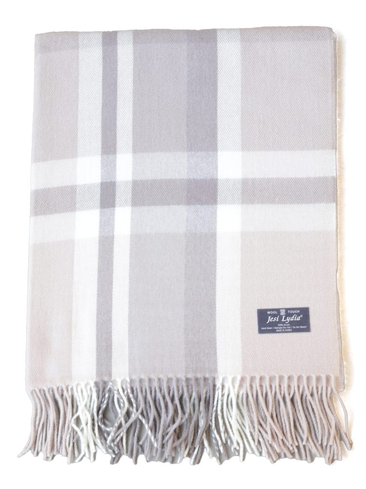 WOODENDOLL(ウッディンドール) 大判 チェックマフラー