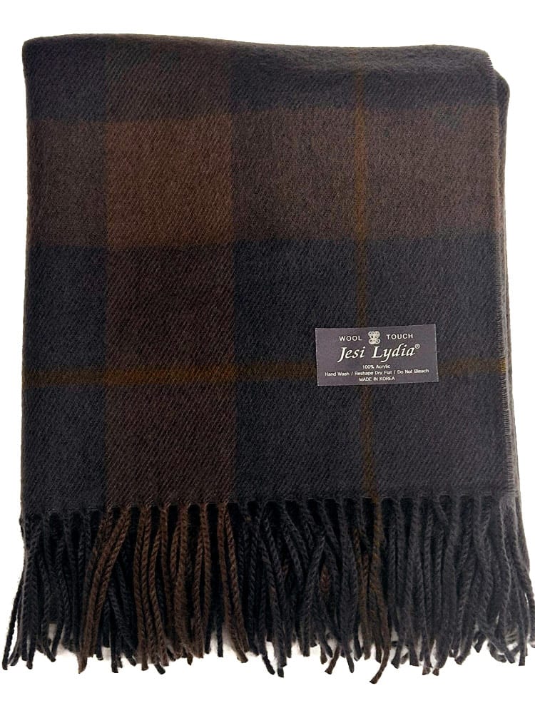 WOODENDOLL(ウッディンドール) 大判 チェックマフラー