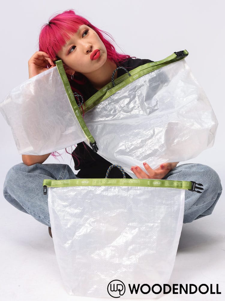 WOODEN DOLL (ウッディンドール) アウトドア クリア トートバッグ 3点セット WD24019
