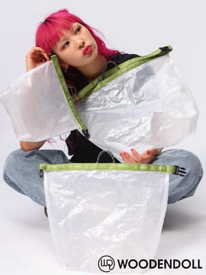 WOODEN DOLL (ウッディンドール) アウトドア クリア トートバッグ 3点セット WD24019