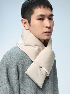 WOODEN DOLL (ウッディンドール) 無地 中綿入り マフラー