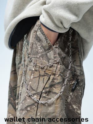 WOODEN DOLL (ウッディンドール) 2連MIX ウォレットチェーン