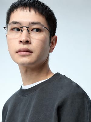 WOODEN DOLL (ウッディンドール) リムレス グラス アイウェア 伊達メガネ フレームレス